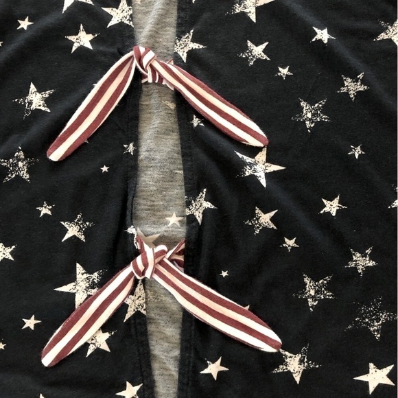 Others Follow. Open Back Tank. Stars & Stripes. Navy Blue, Red, White. Medium. - Picture 6 of 8